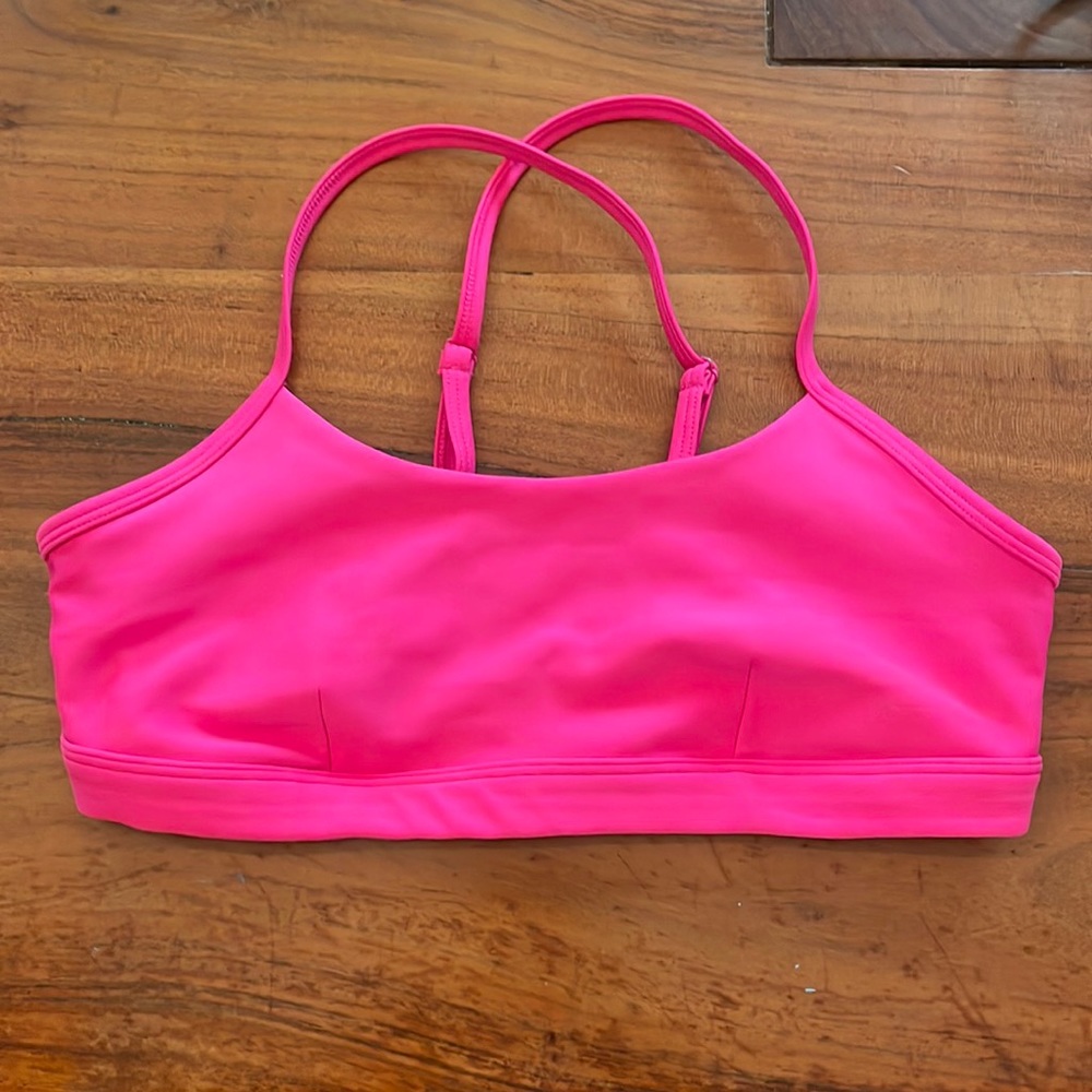 Barbie Pink Alo sports bra. Size M